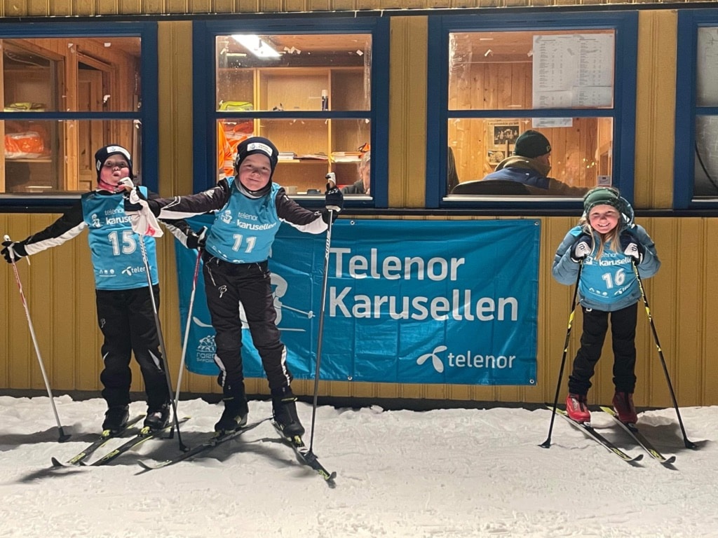 Resultatliste fra Telenor karusellen på onsdag.